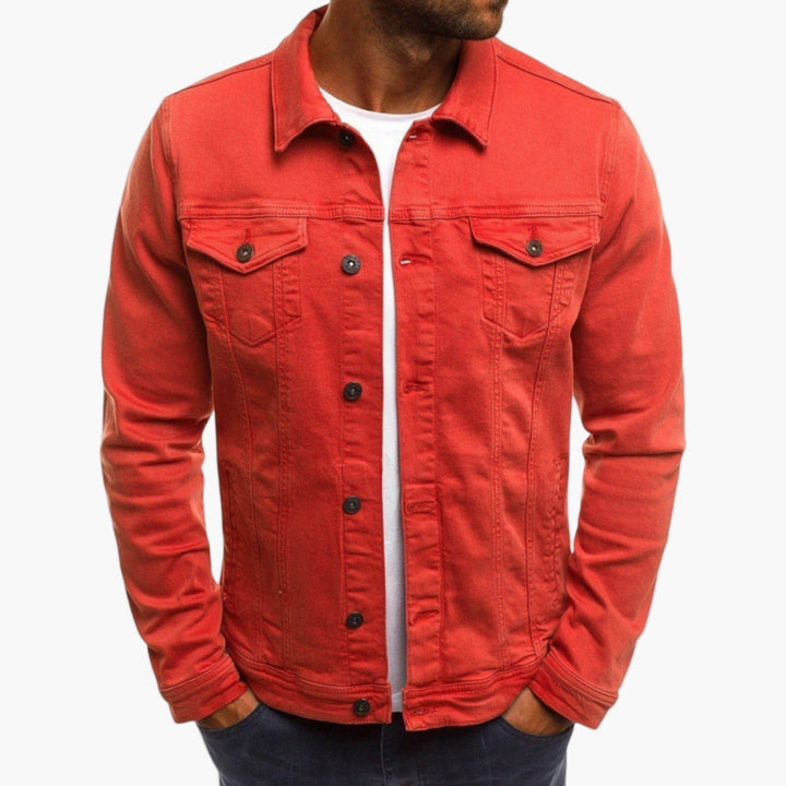Drevorn | Herren Übergangsjacke Jeansjacke Slim Fit - Image 3