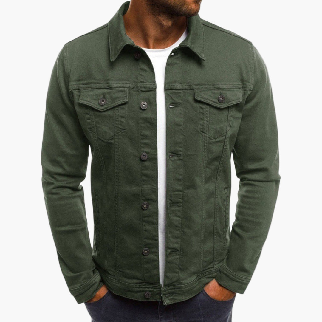 Drevorn | Herren Übergangsjacke Jeansjacke Slim Fit - Image 4