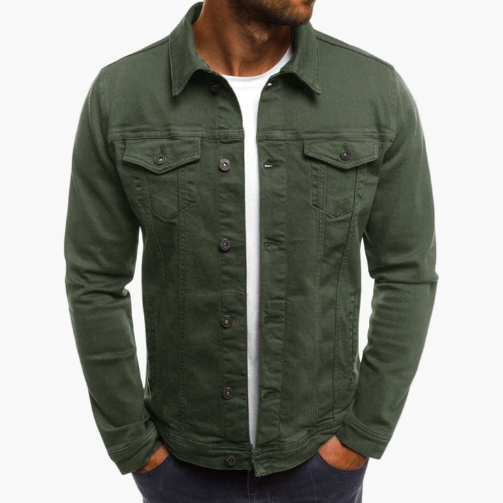 Drevorn | Herren Übergangsjacke Jeansjacke Slim Fit - Image 4