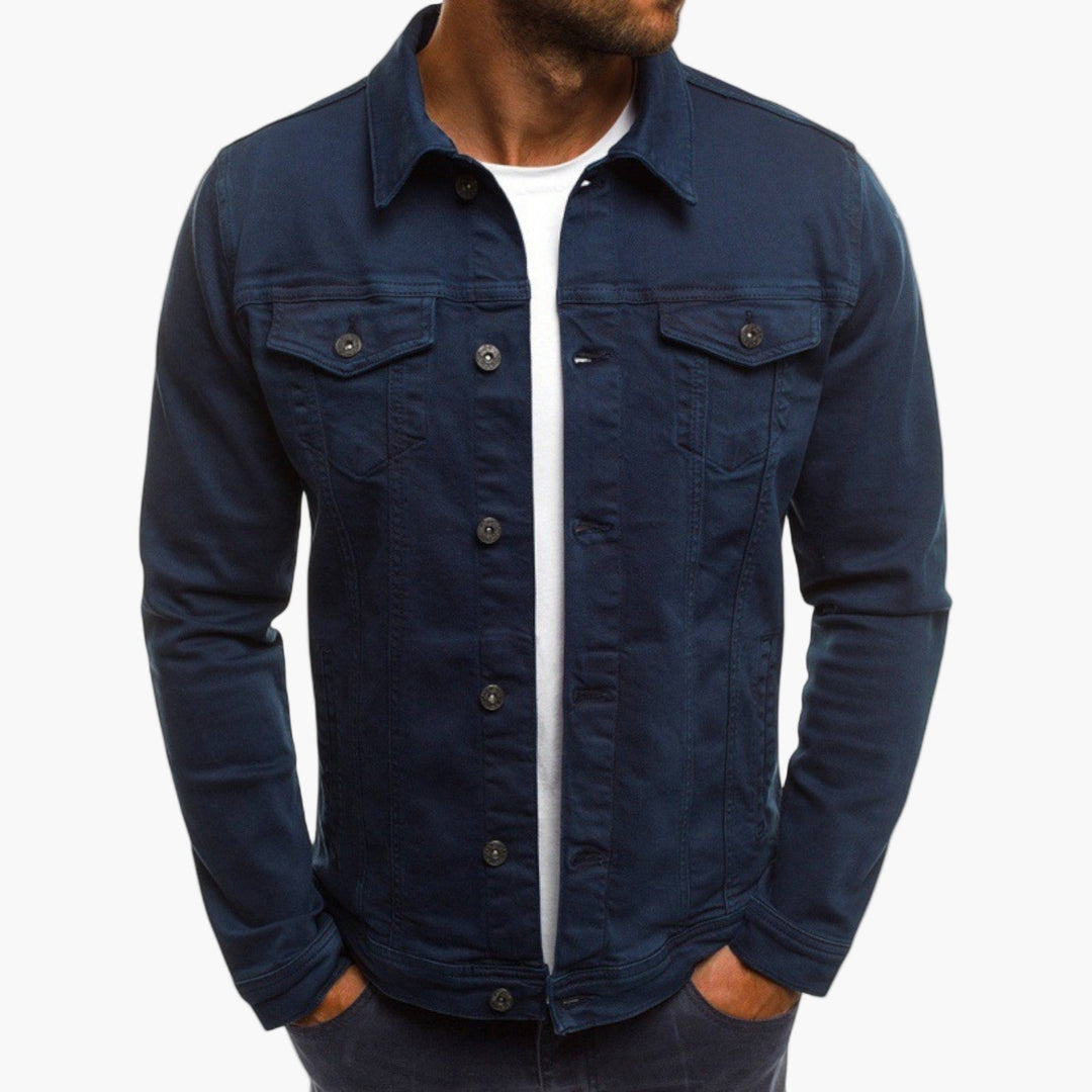 Drevorn | Herren Übergangsjacke Jeansjacke Slim Fit - Image 6