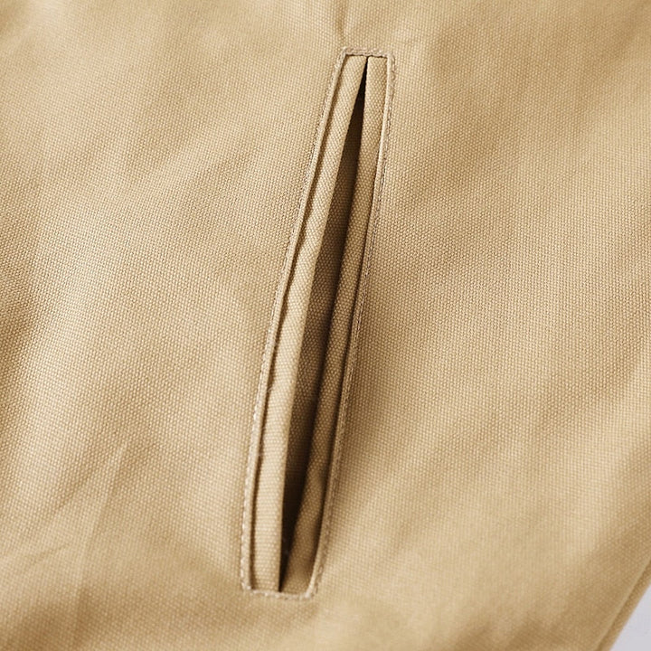 Drevorn | Herren Übergangsjacke mit Kordsamt-Kragen - Khaki - Image 5