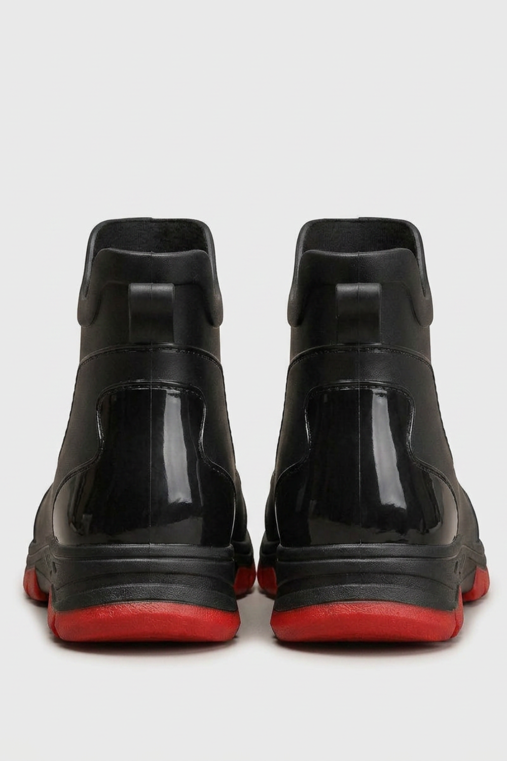 Drevorn | Herren Stiefel Schwarz Schlupfboots Rote Sohle - Black - Image 3