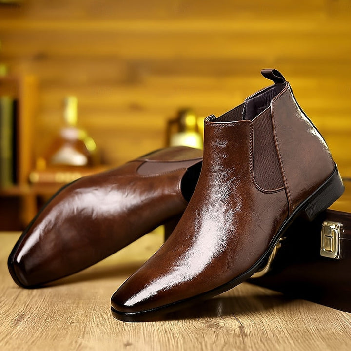 Drumveld | Herren Chelsea Stiefeletten Ankle Boot - Brown - Image 3