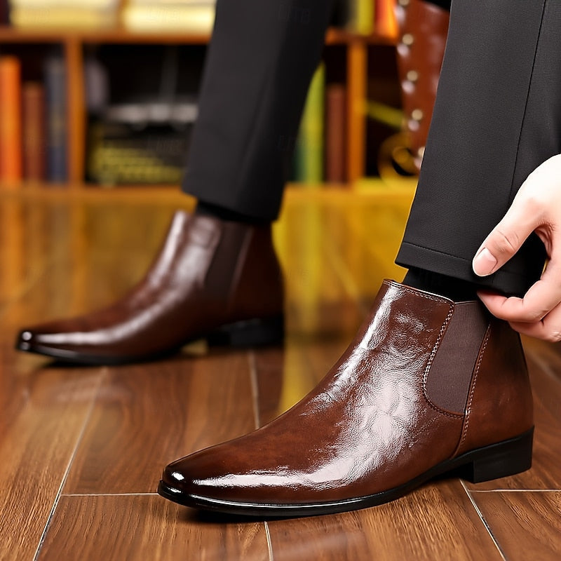 Drumveld | Herren Chelsea Stiefeletten Ankle Boot - Brown - Image 6