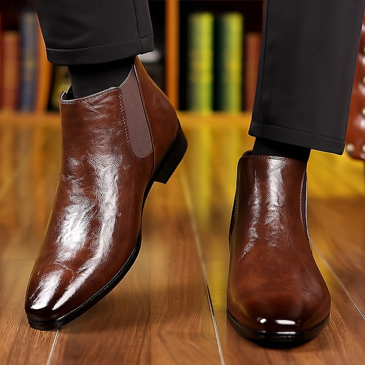 Drumveld | Herren Chelsea Stiefeletten Ankle Boot - Brown - Image 8