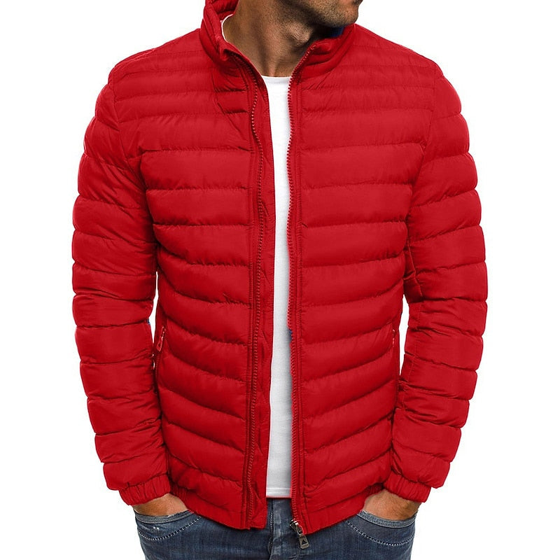 Eadrik | Herren Winterjacke Steppjacke Stehkragen - Image 2