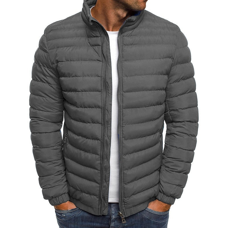 Eadrik | Herren Winterjacke Steppjacke Stehkragen - Image 3