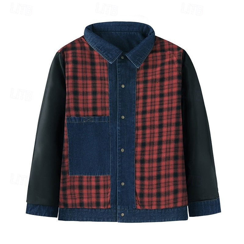 Edholm | Herren Übergangsjacke mit Karofutter - Camel - Image 10