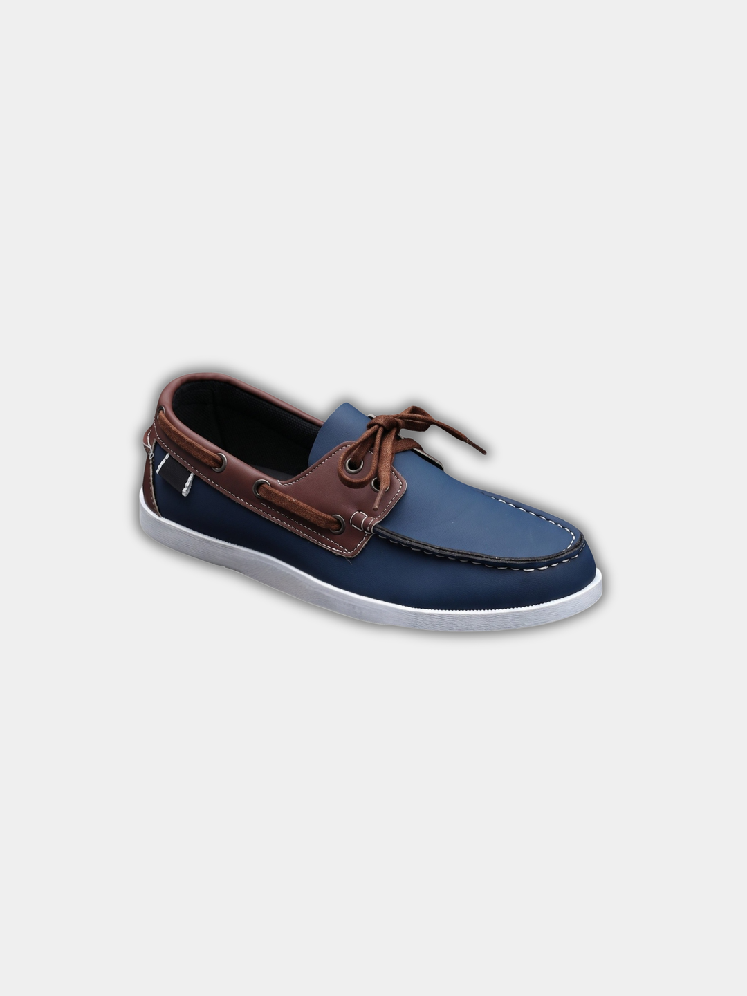 Edvald | Herren Loafer Bootsschuh Blau-Braun - Navy - Image 1