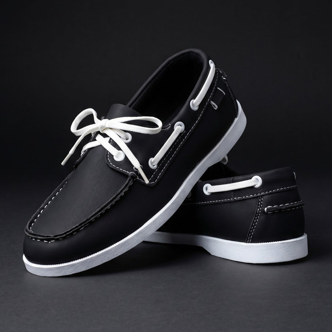 Edvald | Herren Loafer Bootsschuh Blau-Braun - Navy - Image 5