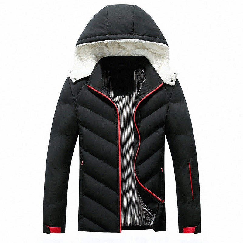Edvard | Herren Winterjacke Gefüttert mit Kapuze - Image 1