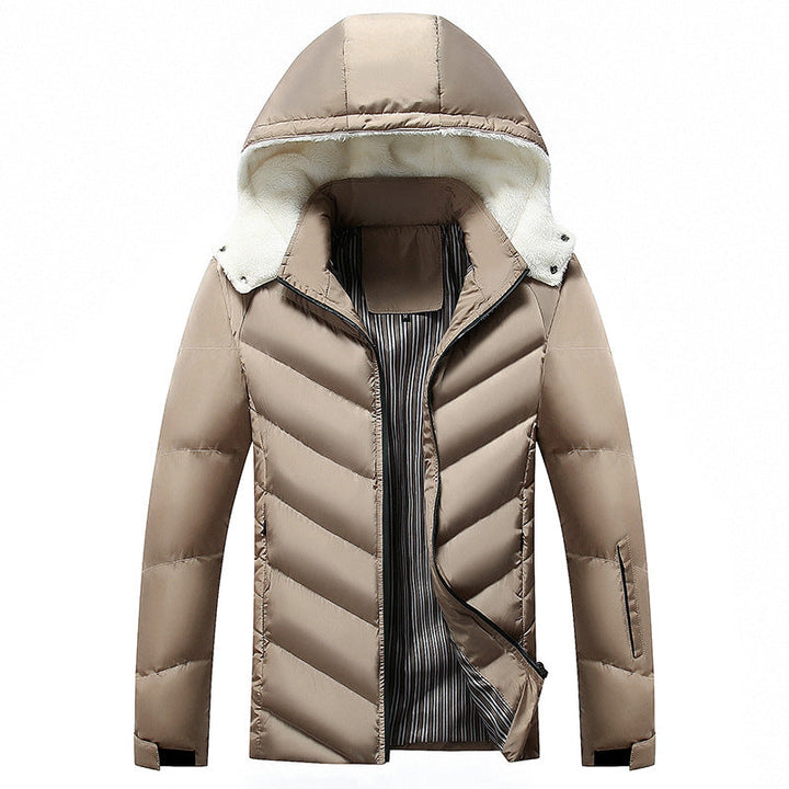 Edvard | Herren Winterjacke Gefüttert mit Kapuze - Image 3