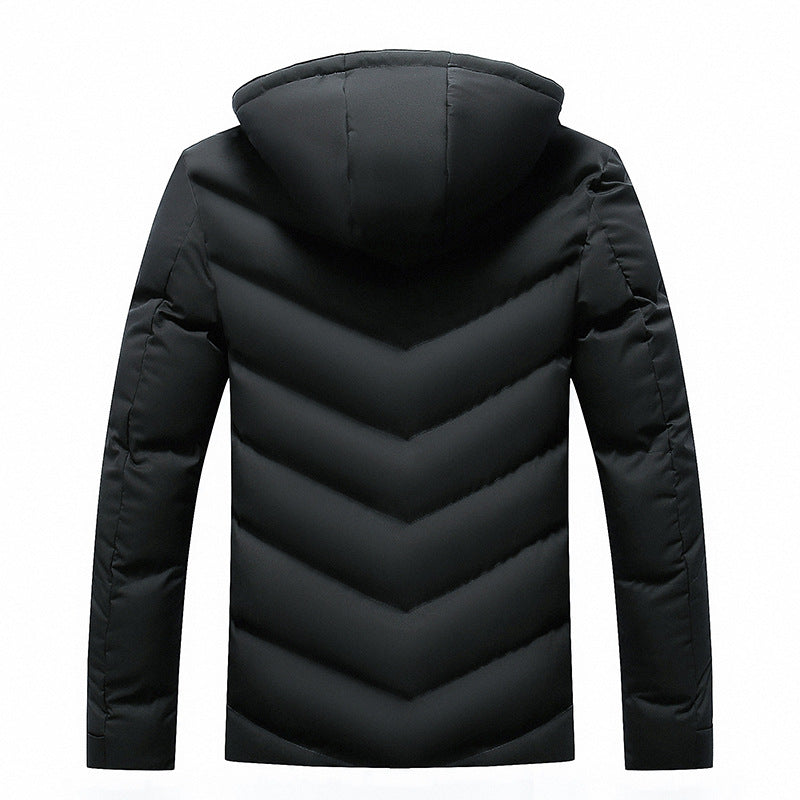 Edvard | Herren Winterjacke Gefüttert mit Kapuze - Image 5
