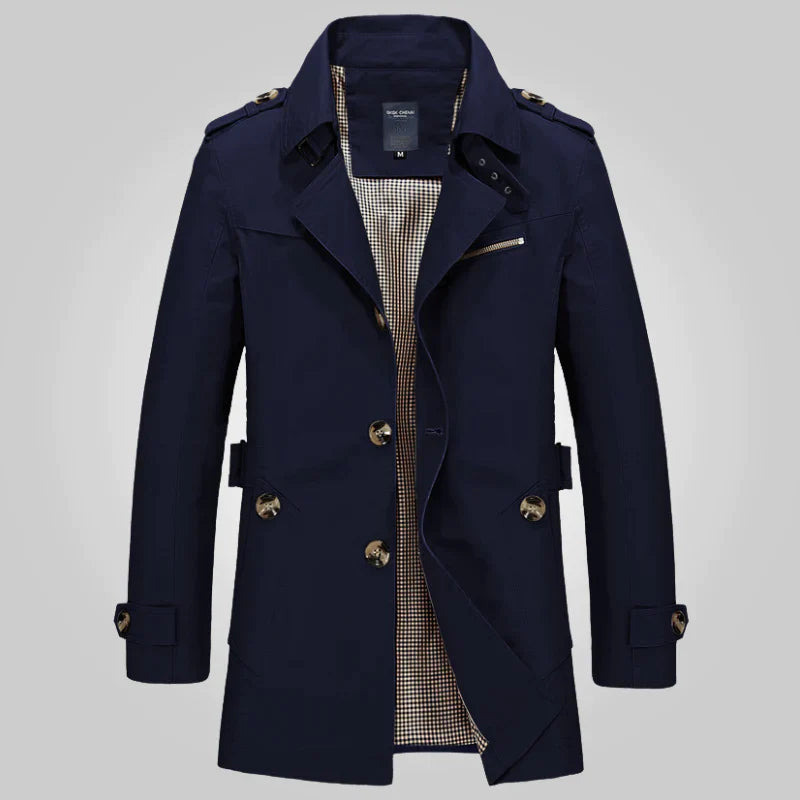 Edvín | Herren Wintermantel Trenchcoat Winddicht - Image 2