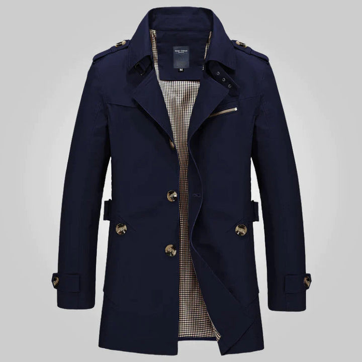 Edvín | Herren Wintermantel Trenchcoat Winddicht - Image 2