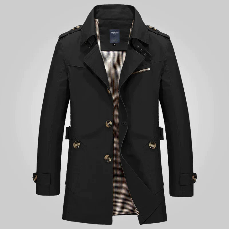 Edvín | Herren Wintermantel Trenchcoat Winddicht - Image 3