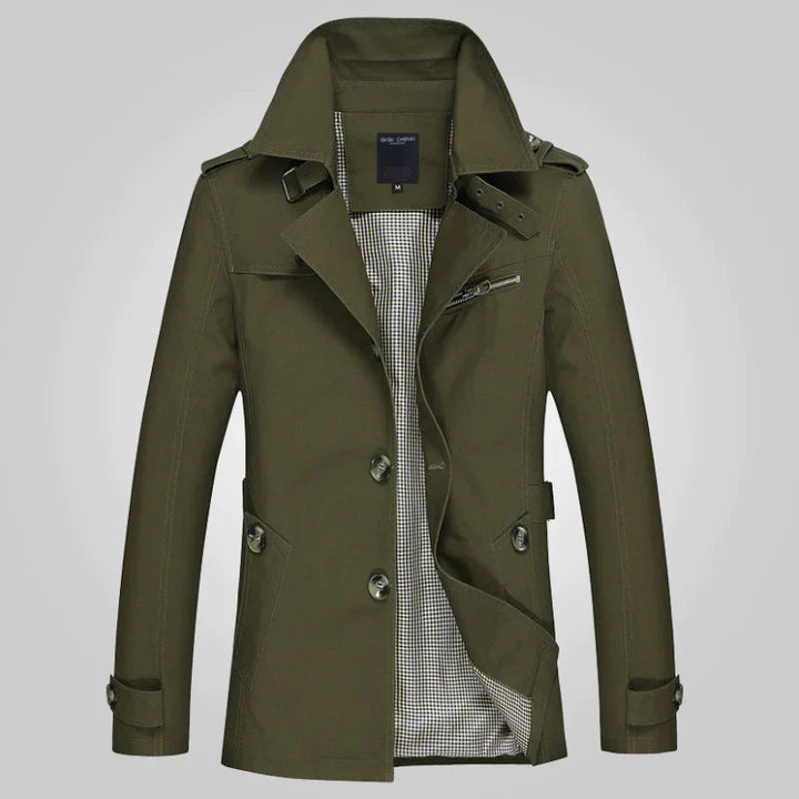 Edvín | Herren Wintermantel Trenchcoat Winddicht - Image 4