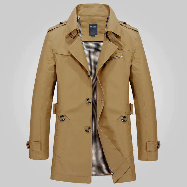 Edvín | Herren Wintermantel Trenchcoat Winddicht - Image 5