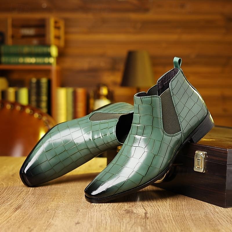 Edvorn | Herren Stiefeletten Slip-On Chelsea Boot - Image 4