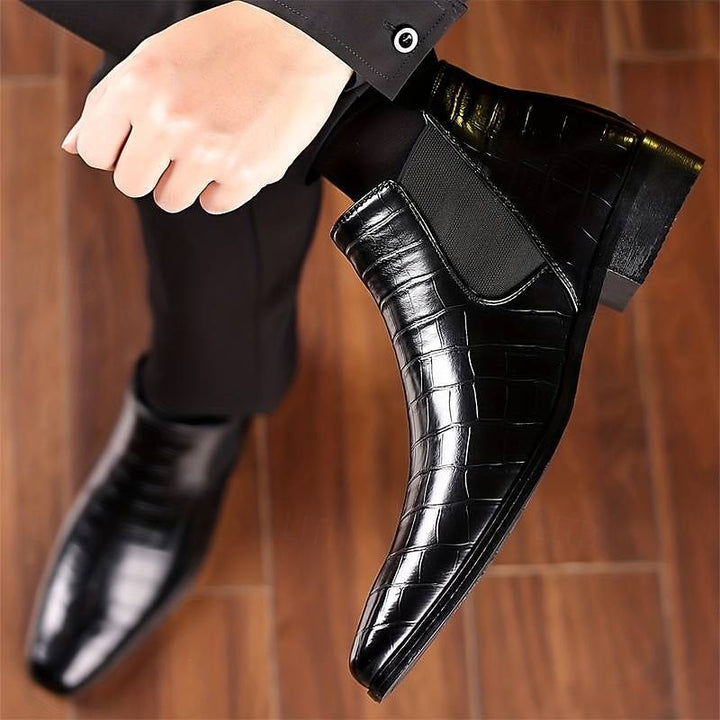 Edvorn | Herren Stiefeletten Slip-On Chelsea Boot - Image 6
