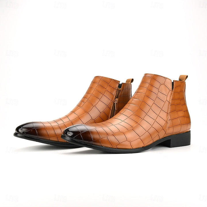 Edvorn | Herren Stiefeletten Slip-On Chelsea Boot - Image 9