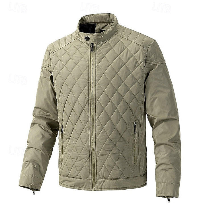 Eikvar | Herren Steppjacke Winterjacke Stehkragen - Black - Image 16