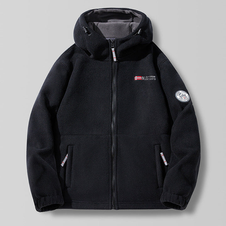 Eldmoor | Herren Fleece Kapuzenjacke Teddyjacke - Image 2