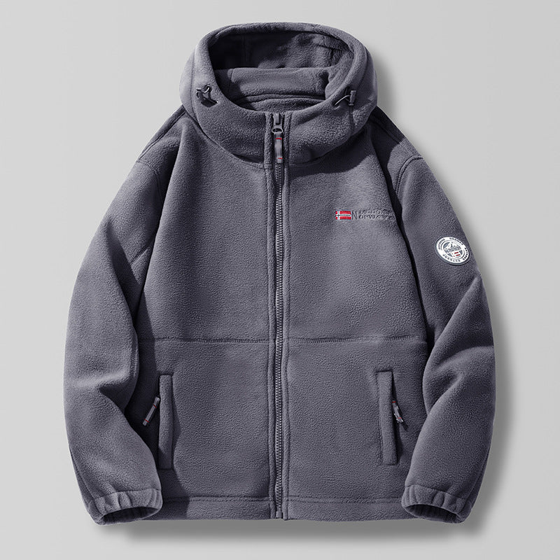 Eldmoor | Herren Fleece Kapuzenjacke Teddyjacke - Image 4