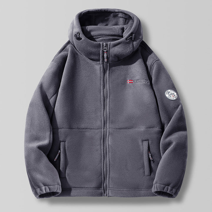 Eldmoor | Herren Fleece Kapuzenjacke Teddyjacke - Image 8