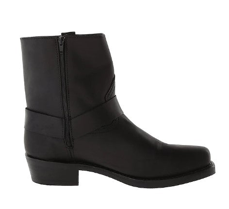 Eldvar | Herren Stiefel Western Biker mit Harness - Black - Image 2