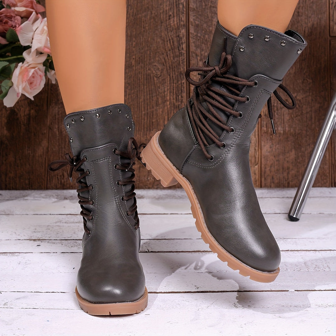 Eldwynn | Damen Stiefeletten mit Schnürung - Black - Image 10