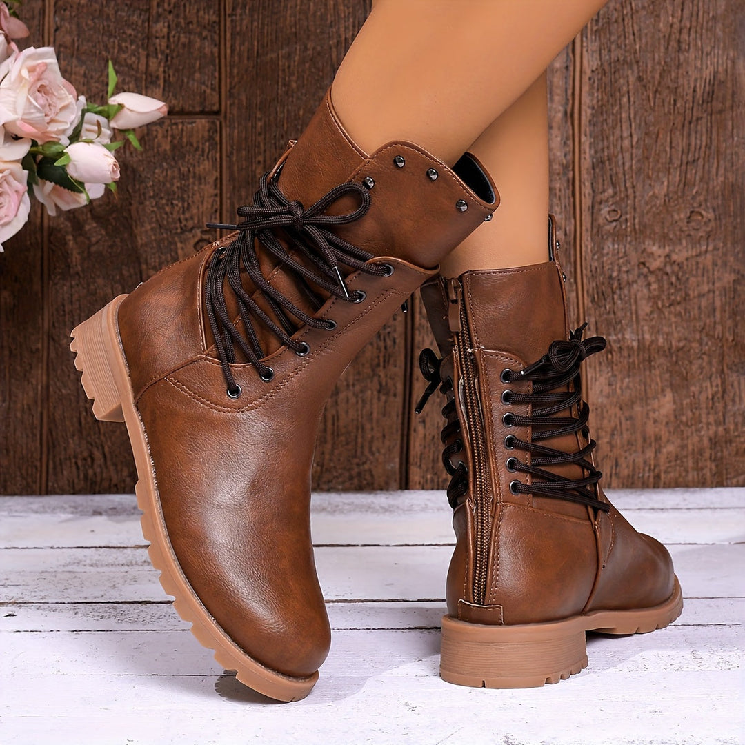 Eldwynn | Damen Stiefeletten mit Schnürung - Black - Image 12
