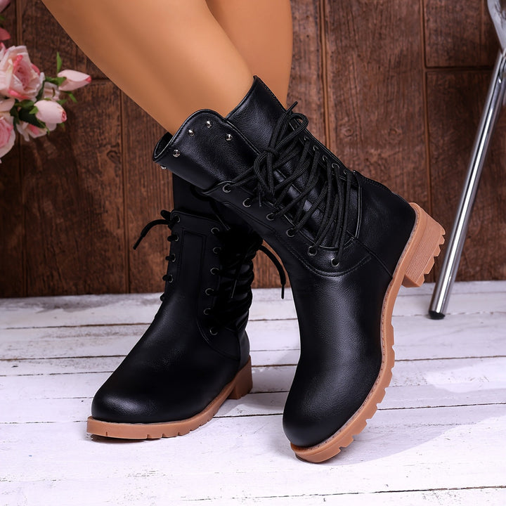 Eldwynn | Damen Stiefeletten mit Schnürung - Black - Image 5