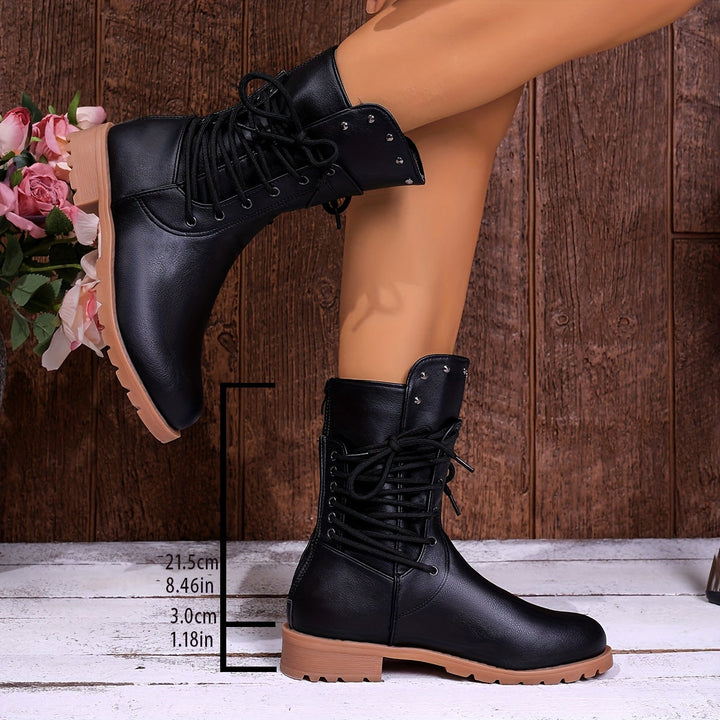 Eldwynn | Damen Stiefeletten mit Schnürung - Black - Image 8