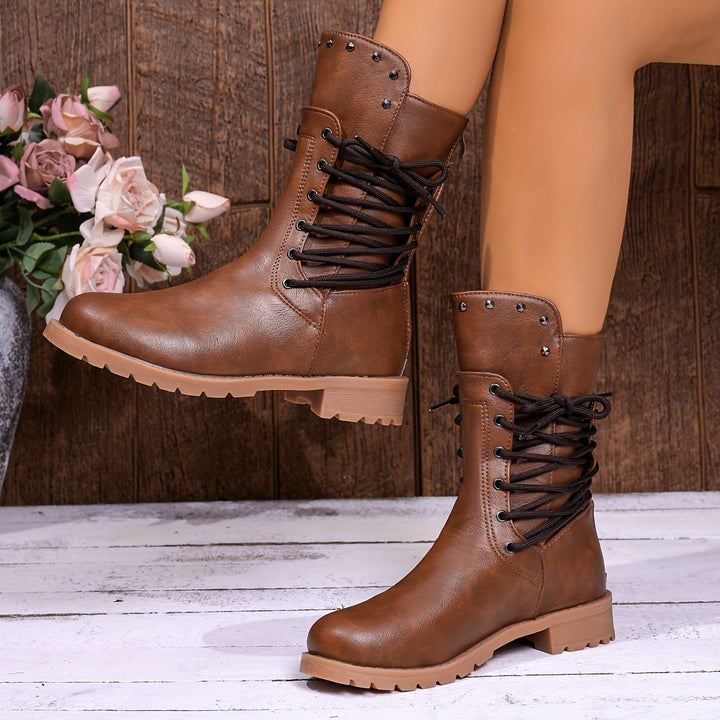Eldwynn | Damen Stiefeletten mit Schnürung - Black - Image 9