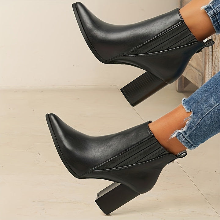 Elswina | Damen Stiefeletten mit Blockabsatz - Image 1