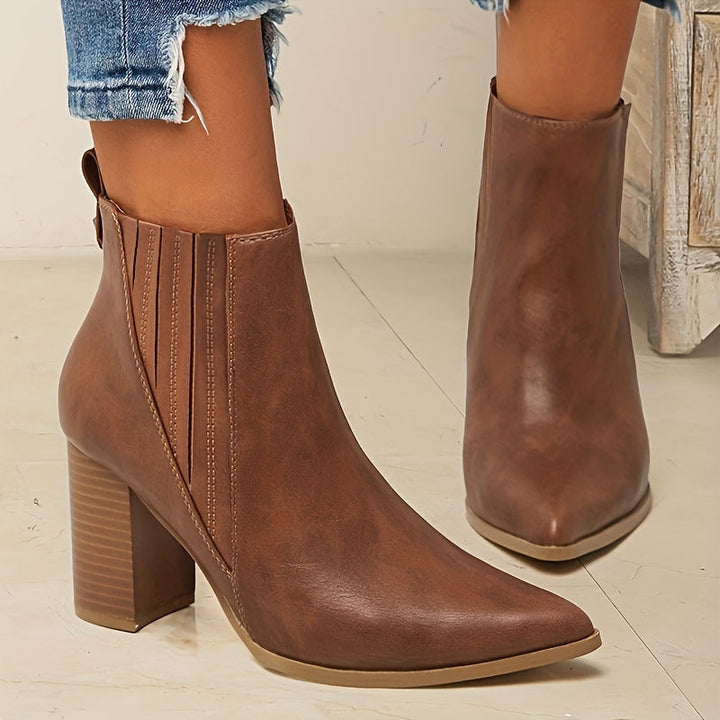 Elswina | Damen Stiefeletten mit Blockabsatz - Image 10