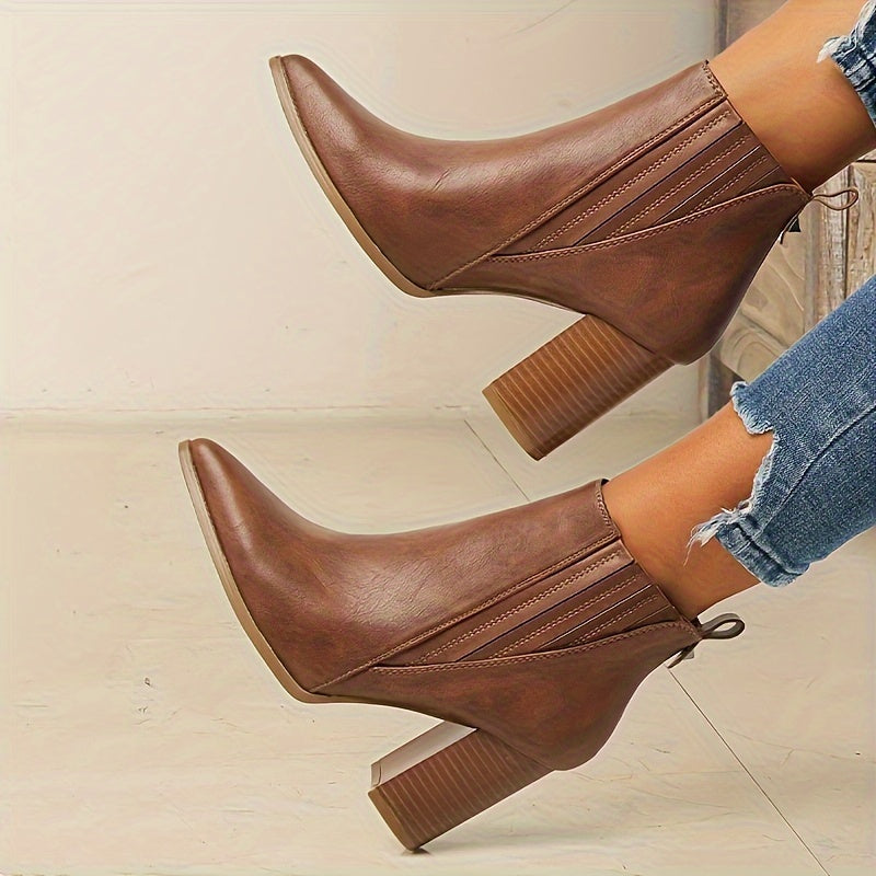 Elswina | Damen Stiefeletten mit Blockabsatz - Image 2