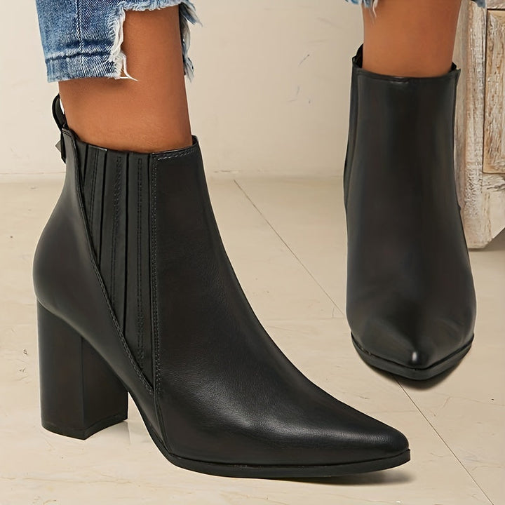 Elswina | Damen Stiefeletten mit Blockabsatz - Image 5