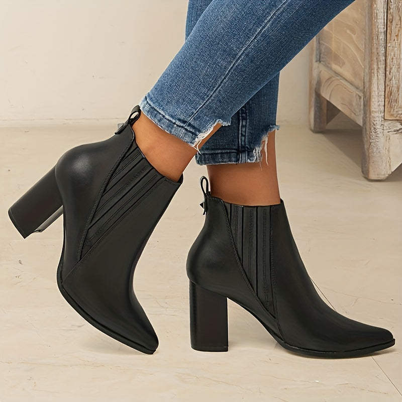 Elswina | Damen Stiefeletten mit Blockabsatz - Image 7