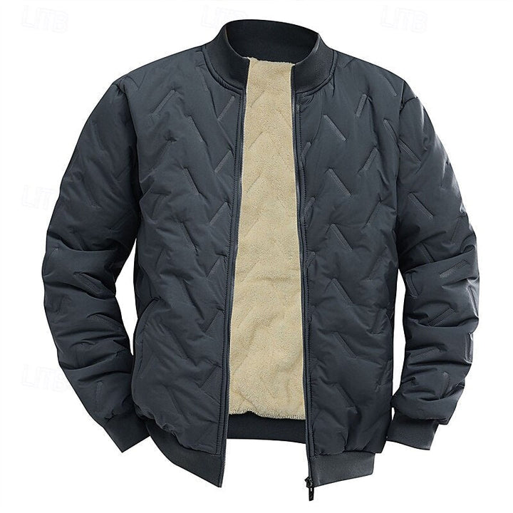Eskvin | Herren Winterjacke Gefütterte Bomberjacke - Dark Grey - Image 1