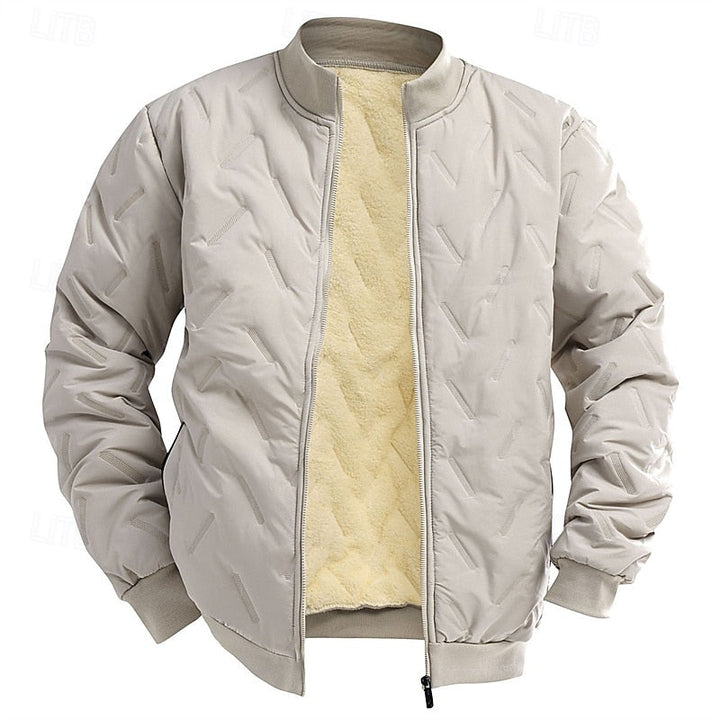 Eskvin | Herren Winterjacke Gefütterte Bomberjacke - Dark Grey - Image 7