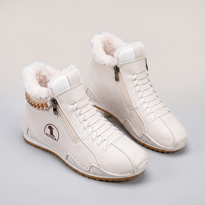 Felvorna | Damen Gefütterte Winterstiefelette - Black - Image 3