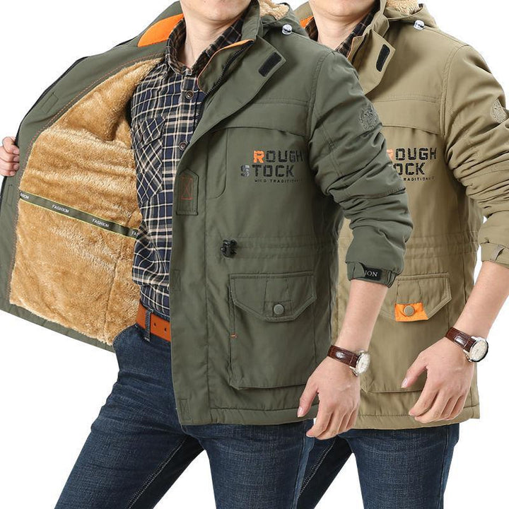 Fendrik | Herren Winterjacke mit Kapuze gefüttert - Image 2
