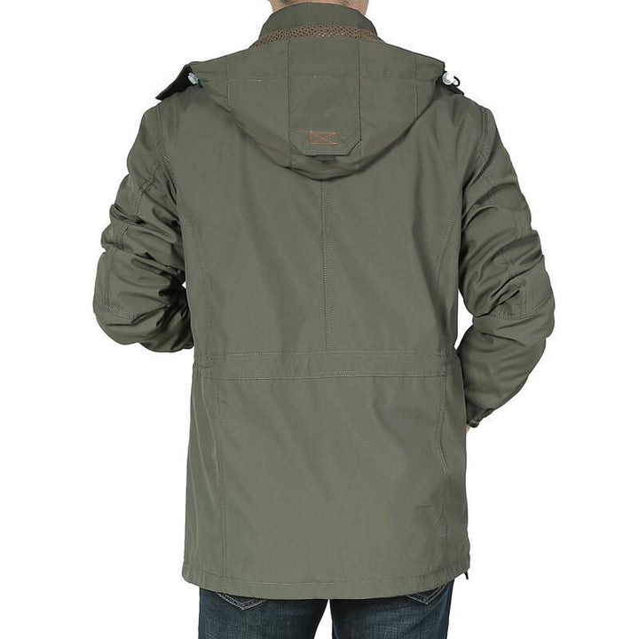 Fendrik | Herren Winterjacke mit Kapuze gefüttert - Image 5