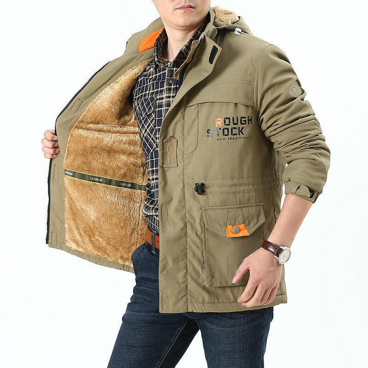 Fendrik | Herren Winterjacke mit Kapuze gefüttert - Image 7