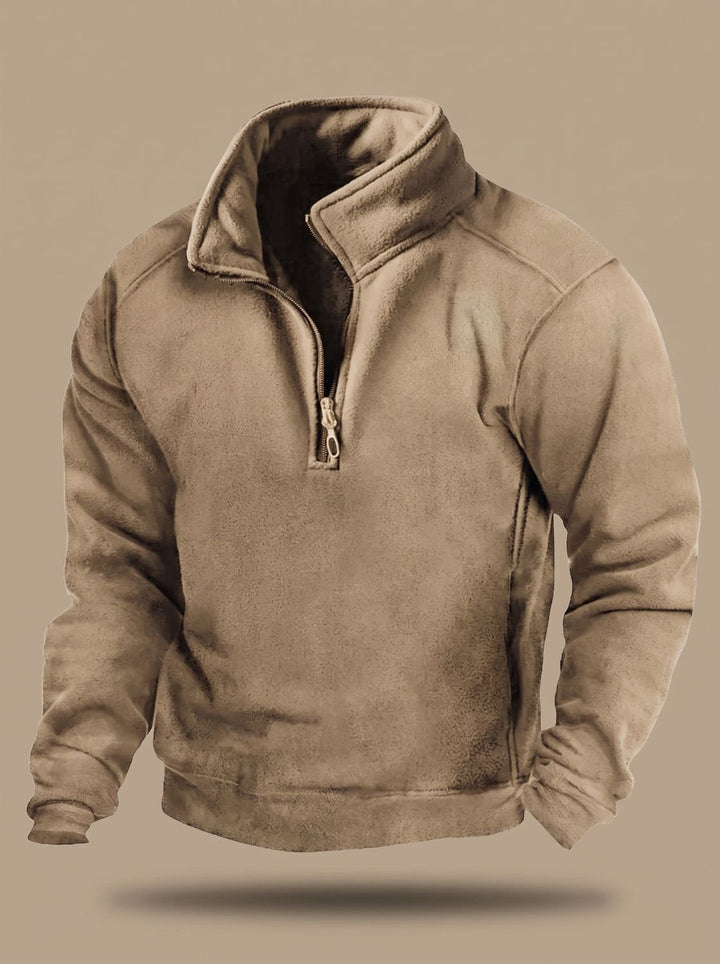 Fenwick | Herren Fleece Pullover mit Stehkragen - Black - Image 2