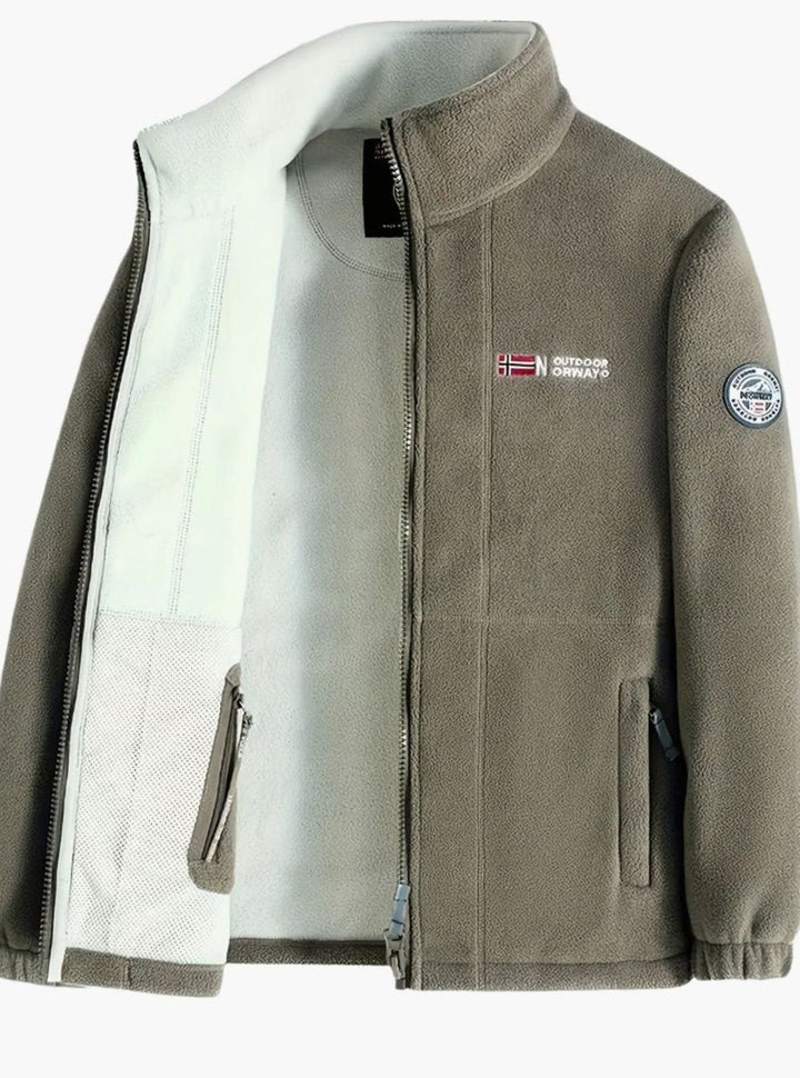 Fenwick | Herren Fleecejacke Stehkragen Outdoor - Navy - Image 10