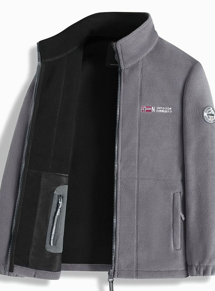 Fenwick | Herren Fleecejacke Stehkragen Outdoor - Navy - Image 9