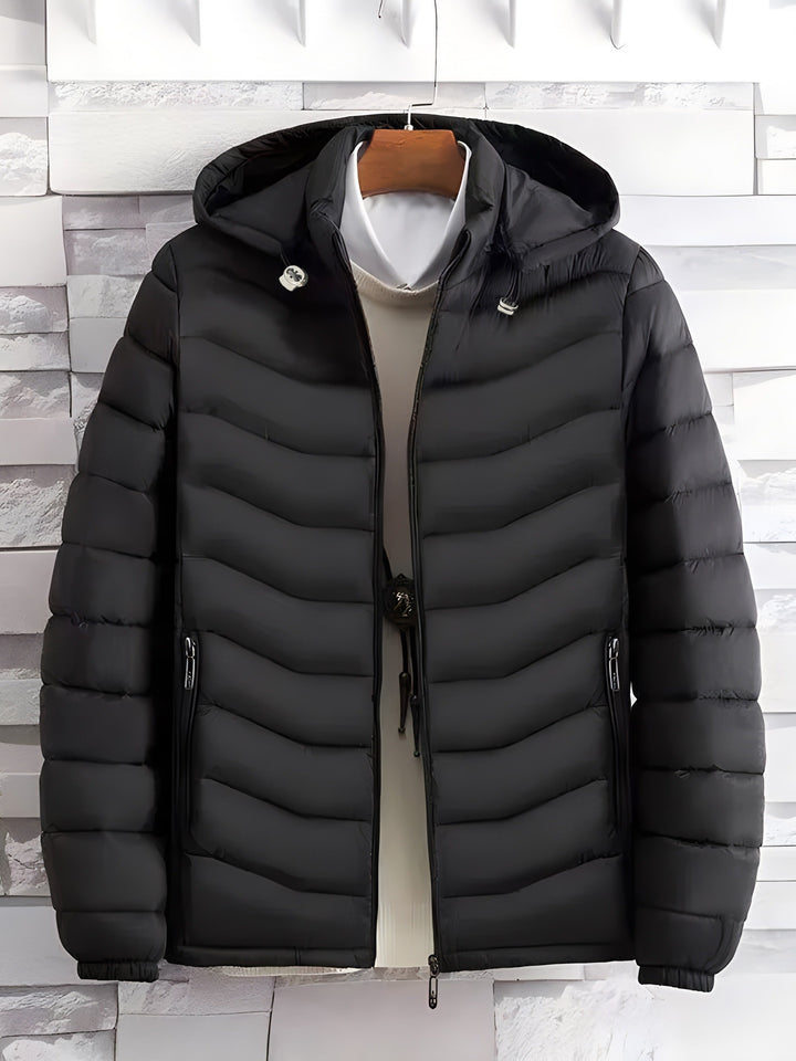 Fenwick | Herren Winterjacke Steppjacke mit Kapuze - Black - Image 4